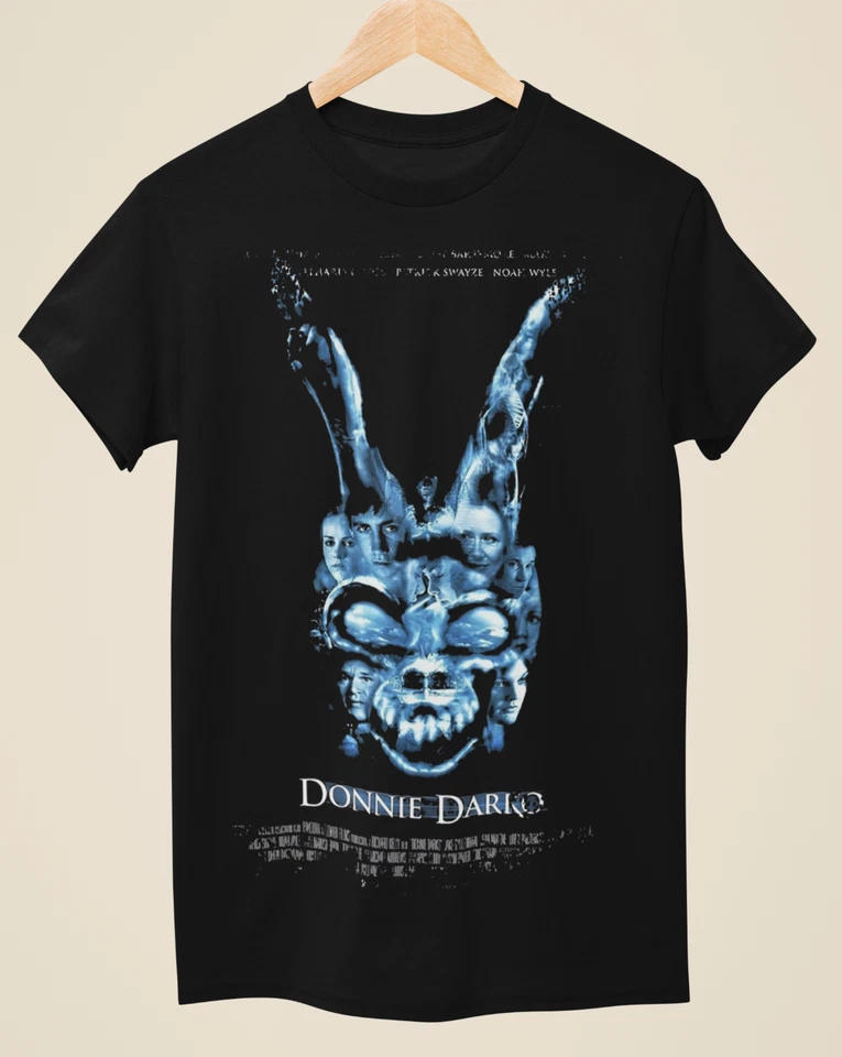 Donnie Darko - Camiseta negra unisex inspirada en póster de película Foto 1 de 1