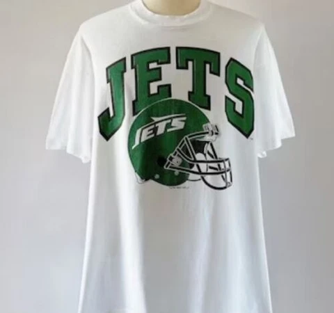 90s New York Jets NFL Graphic White Shirt Unisex Men Women Cover