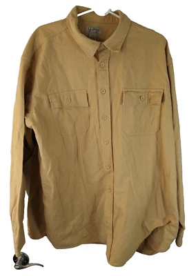 L. L. Bean, Men's Chamois Shirt, Yellow  size XXL - Image 1 of 4