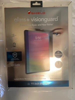 ZAGG InvisibleShield Glass Plus VisionGuard  Screen Protection iPad 11" - Image 1 of 2