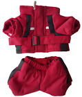 Red Winter Snow Suit Clothing Fits Most 8"-10" Stuffed Animals - The Bear Mill