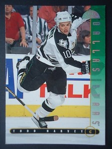 1995/96 NHL 2 Todd Harvey Dallas Stars Donruss Leaf