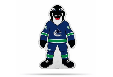 NEW VANCOUVER CANUCKS PREMIUM MASCOT PENNANT FANION SHAPE CUT LICENSED Cover