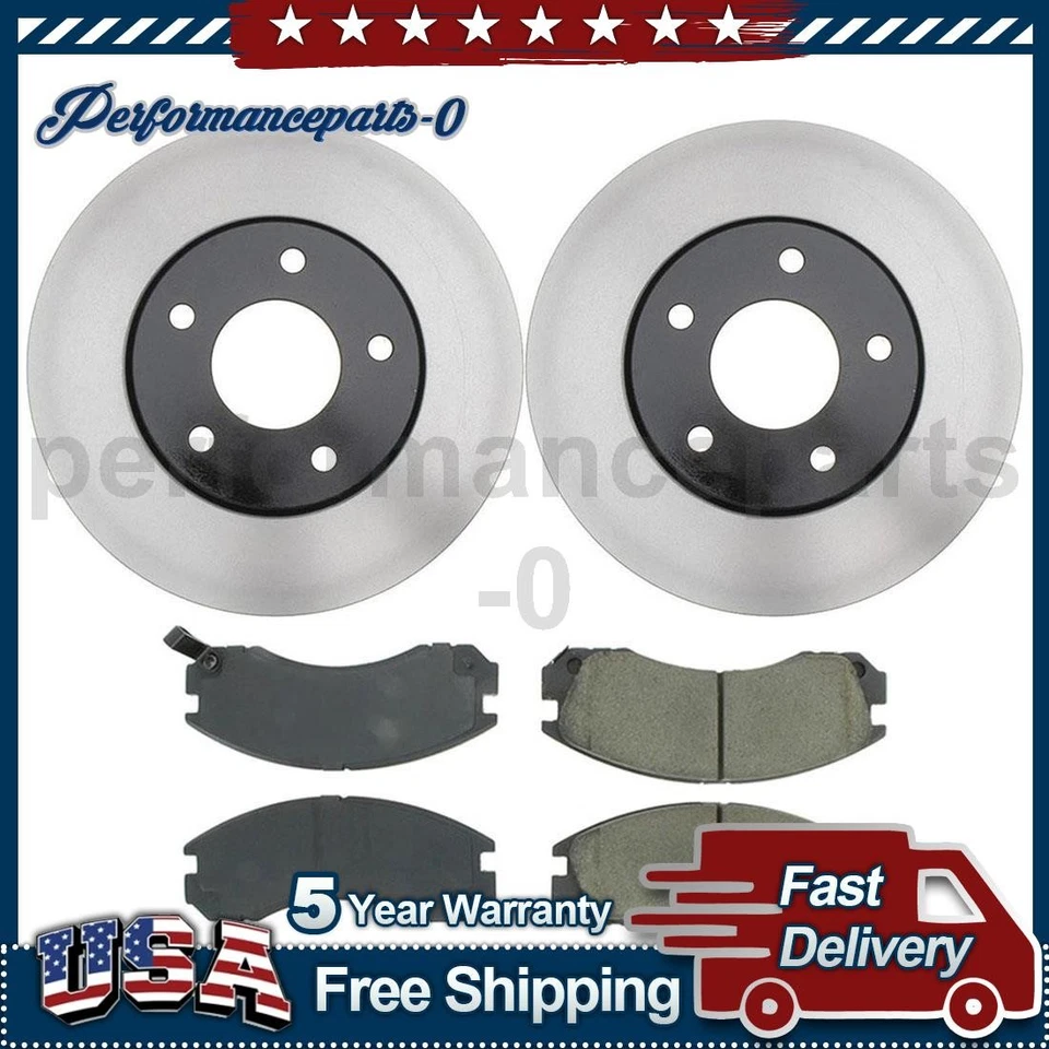 Juego de pastillas de freno de disco delanteras rotor de freno de disco para Mitsubishi Galant 2000-2000 Foto 1 de 4