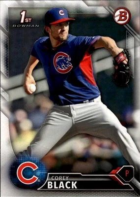 2016 Bowman Prospects #BP39 Corey Black Chicago Cubs - Image 1 of 2