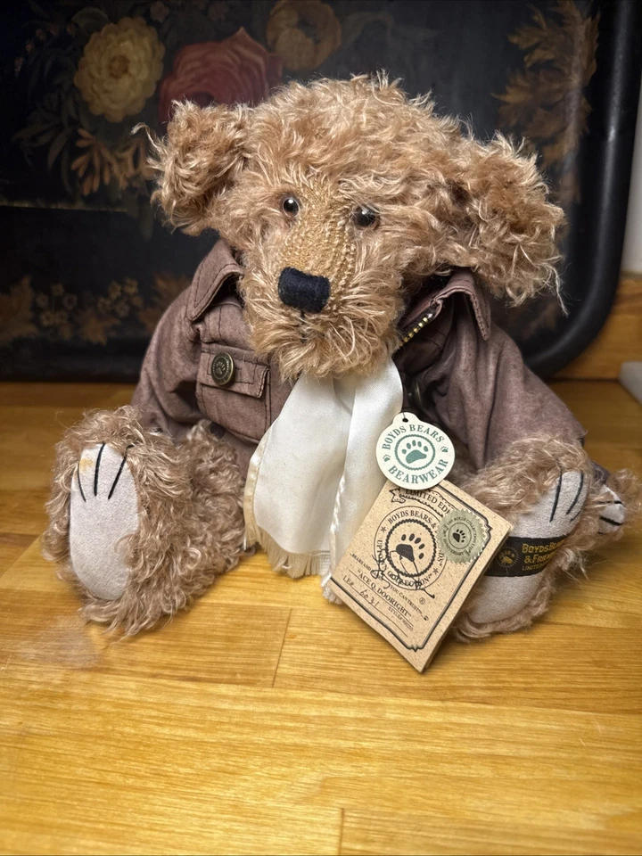 Raro Boyds Bears "Ace Q. Dooright" Colección Mohair Uptown #900203 Foto 1 de 4