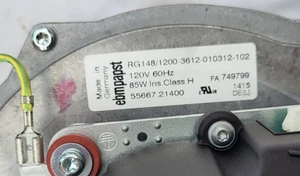 Ebmpapst RG148/1200-3612-010312 Boiler Blower Motor 120V 85W - Picture 1 of 11