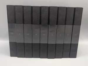 Lot of 9 Black VHS Tape Storage Cases Empty Clamshell New Unused - Picture 1 of 5