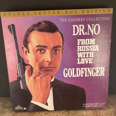 The Connery Collection Laserdisc Set-Deluxe Letter-Box Edition-Dr. No/Goldfinger - Image 1 of 3