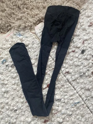 Neu / H&M / Leicht transparente Glitzerstrumpfhose / SCHWARZ - Bild 1 von 4