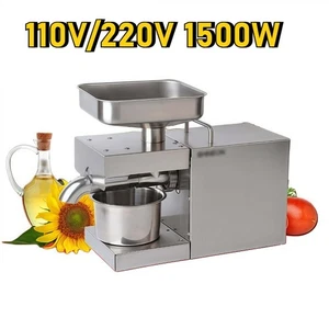 Máquina automática de prensa de aceite expulsor de extracción de aceite caliente en frío prensatelas de acero inoxidable - Imagen 1 de 11