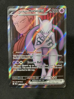 Team Rocket's Mewtwo ex 213/182 Sv10: Destined Rivals Holo - Image 1 of 2