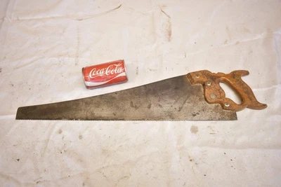 Vintage EC Atkins & Co PERFECTION Steel CrossCut Hand Saw AAA Medallion - Image 1 of 4