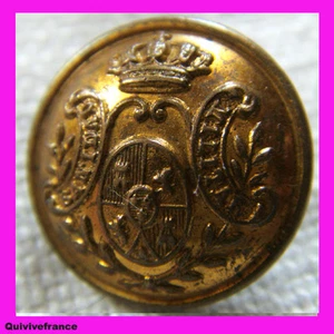B482 - BOUTON MARINE OFFICIER SANIDAD MILITAR ROYAUME D'ESPAGNE - Picture 1 of 1