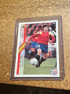 1994 Upper Deck World Cup English/Spanish # 190 Jose Maria Baquero Spain - Picture 1 of 2