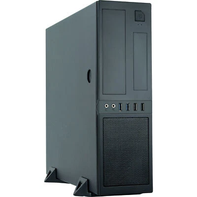 Chieftec CS-12B-300 300W, Tower-Gehäuse, schwarz - Bild 1 von 4