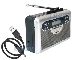 Reproductor de casete todo en 1 radio AM FM con temporizador altavoz de grabación reloj digital - Imagen 1 de 10