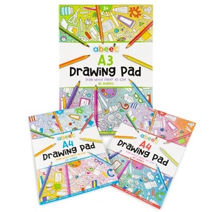 Drawing Paper for Kids - 3 Pack - 1 x A3 and 2 x A4 - 80GSM - 150 Sheets Total - Picture 1 of 7