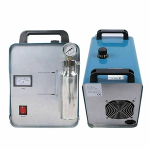 Portable Oxygen Hydrogen Water Welder Flame Polisher Polishing Machine H180 95L - Imagen 1 de 11