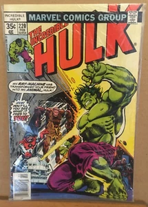 The Incredible Hulk #220 Ray-Machine Marvel FN/VF - Picture 1 of 1