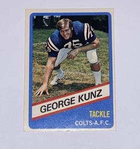 1976 Wonder Bread Football Card George Kunz Baltimore Colts #7 - Picture 1 of 2