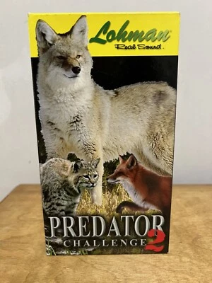 Lohman Predator 2 Challenge Hunting VHS Tape RARE OOP Coyote Bobcat Tad Brown - Image 1 of 4