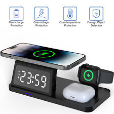 4 in 1 Fast Wireless Charger Station Dock For Apple Watch iPhone 14 13 Pro 12 11
