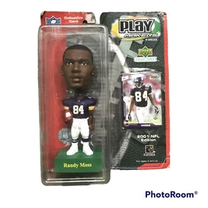 Tarjeta de la NFL de China Randy Moss Bobble Head Upper Deck Collectibles edición 2001 - Imagen 1 de 12