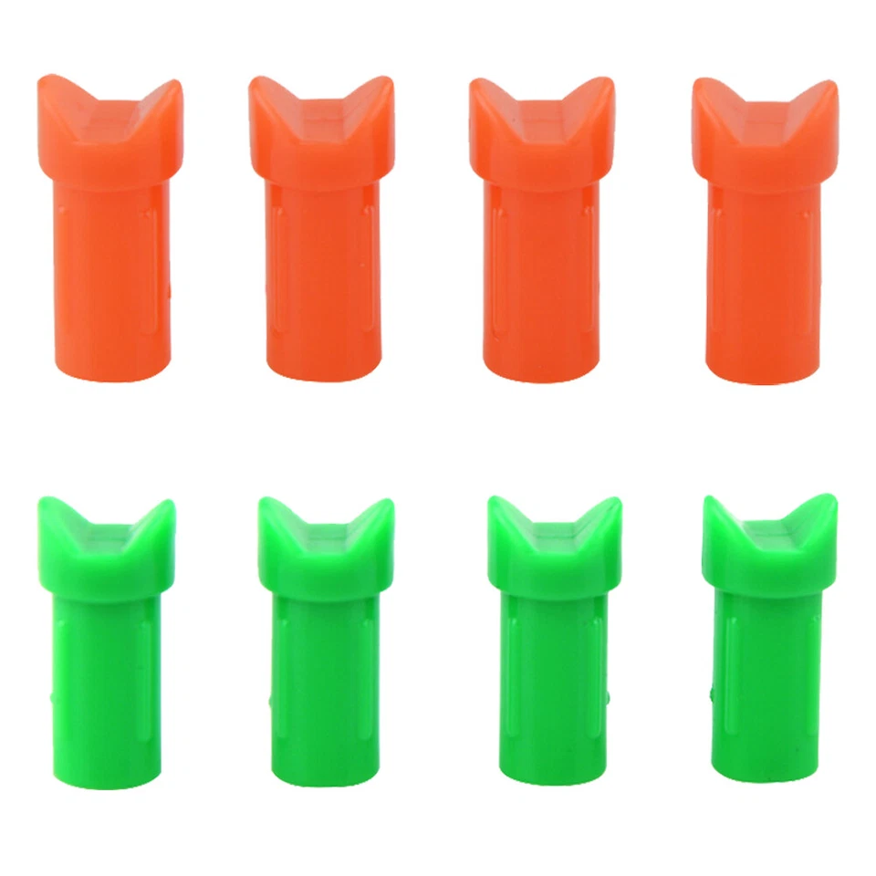 60PCS Archery Arrow Nocks Bolts Half Moon Insert Nock ID7.6mm Arrow Shaft Shoot - Image 1 of 4