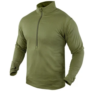 Condor 603 Thermal Fleece BASE II Zip Pullover Operator Tactical Jacket Shirt - Picture 1 of 9