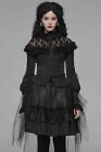 Custom Made To Order Fashion Gothic Translucent Lace Slim Shirt Plus 1x-10x L328