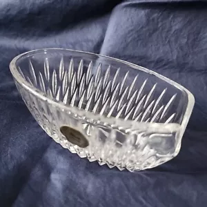 Princess House Highlights Plomo Cristal Buffet Utensilio Cuchara Tenedor Soporte - Imagen 1 de 11