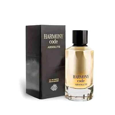 Harmony Code Absolute EDP 100ml by Fragrance World Men Long Lasting Perfume
