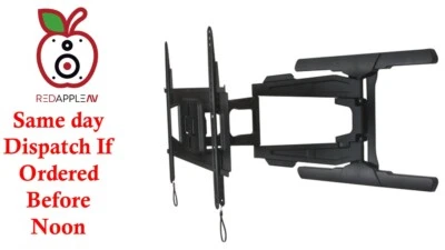 B-Tech BT8221 Ultra-Slim Double Arm Flat Screen Wall Mount 65" TV's 36Kg - Image 1 of 4