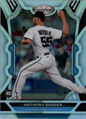 2022 Panini Chronicles Certified #48 Anthony Bender RC Miami Marlins Rookie Card - Image 1 of 2