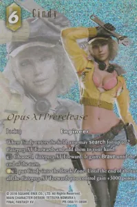 FINAL FANTASY TCG 1 X CINDY - LÁMINA ARTE COMPLETO OPUS PRELANZAMIENTO - PR-068/11-069H - Imagen 1 de 1