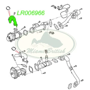 LAND ROVER EGR VALVE TO EXHAUST TUBE RH DIESEL 3.6L V8 RR SPORT RANGE LR006966 - Picture 1 of 1
