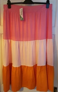 Lands End cotton-mix tiered skirt - Picture 1 of 3