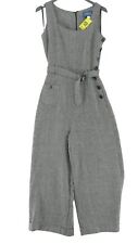 Collectif Women's Jumpsuit S Grey 100% Polyester Straight Jumpsuit