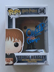 Funko POP #34 George Weasley FIRMADO POR HARRY POTTER Oliver Phelps PRUEBA EXACTA A - Imagen 1 de 8