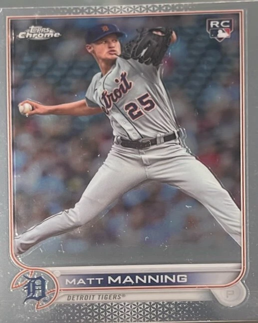 2022 Topps Chrome Sapphire #31 Matt Manning  - Image 1 of 1