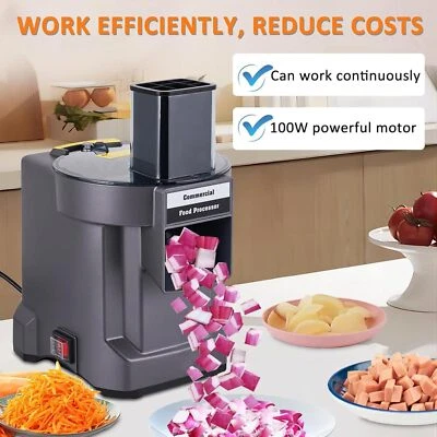Electric Vegetable Slicer Commercial Potato Dicer Fruit Cutter - Image 1 of 4
