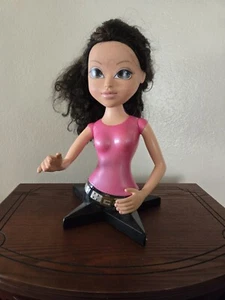 "Torso de cabeza de estilo Bratz Makeover 2002 vintage tamaño natural 14""" - Imagen 1 de 10
