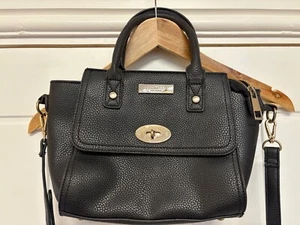 CARVELA Ladies Navy Blue Top Handle Handbag with Shoulder Strap, out/in pockets - Picture 1 of 14