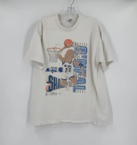 Shaquille O'Neal Shaq Orlando Magic Salem Mens Vintage Graphic T Shirt Sz XL - Picture 1 of 6