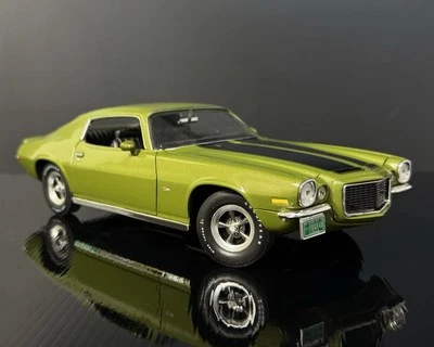 1970 1/2 Chevrolet Camaro Z/28 Citrus Green Ertl 1/18 GMP Cragar Wheels - Image 1 of 4