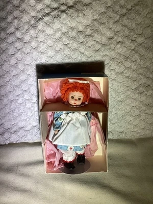 Muñeca Raggedy Ann Estilo Fregona Top Wendy Madame Alexander 140484 Caja Original Etiqueta Colgante Foto 1 de 3