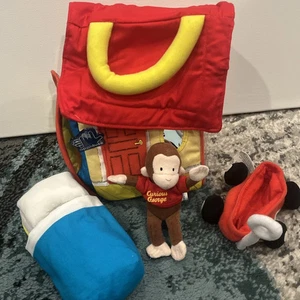Juego de viaje de peluche Curious George Applause nuevo con etiquetas - Imagen 1 de 1