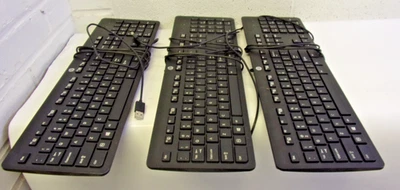 3 HP PC Keyboard Full Size USB wired KBAR211 - Image 1 of 4