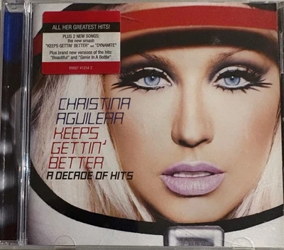 CHRISTINA AGUILERA - Keeps Gettin' Better: A Decade Of Hits CD 2008 RCA AS NEW! - Image 1 of 2